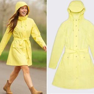 RAINS Curve Jacket - Medium - Yellow – NWT Waterproof Women’s Jacket